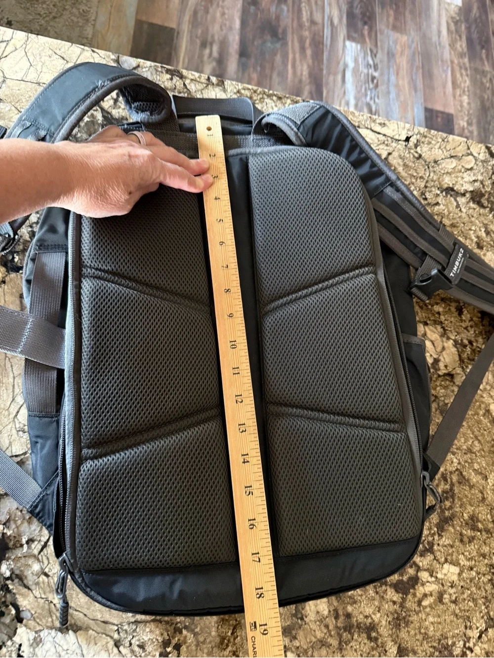 Timbuk2 Uptown Backpack Travel Friendly Laptop Compartment Logo Is M43. Clean.